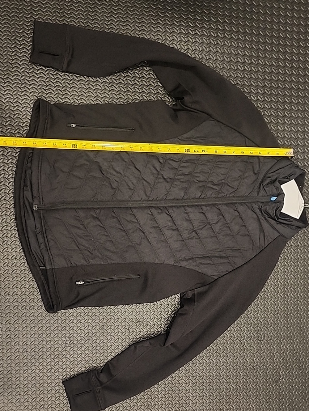 ZELLA bpm Large Black Quilted Hybrid Performance Jacket